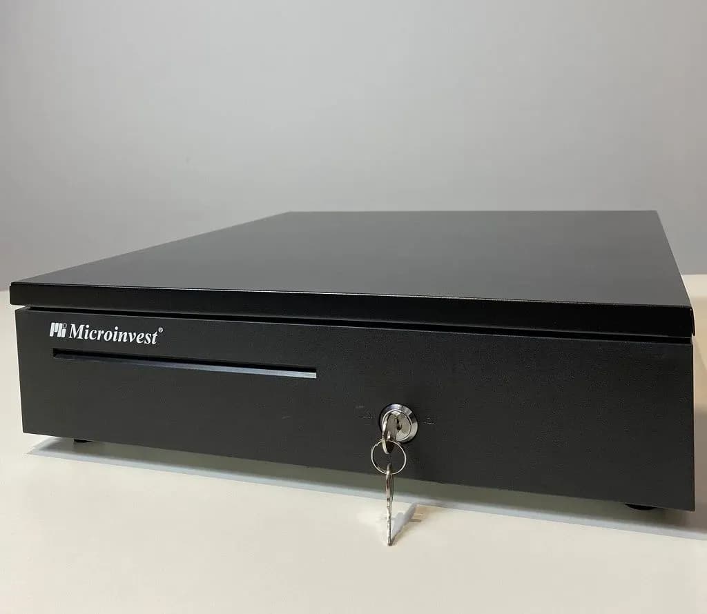 Фотография для товара Денежный ящик Microinvest LB-4042  автомат., 405x420x100, черный, большой
