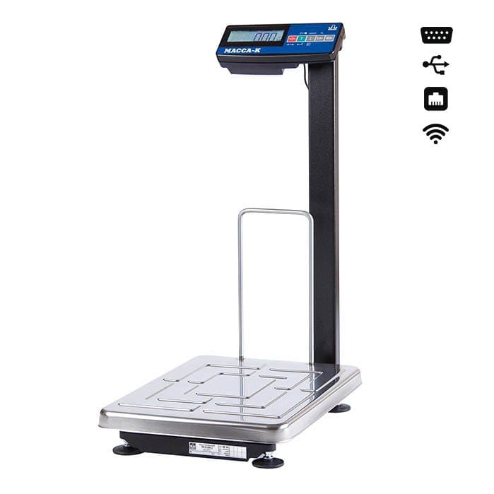 Напольные весы Масса-К ТВ-S-60.2-A(RUEW)3, RS-232, USB, Ethernet, Wi-Fi, 520×395