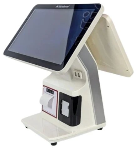 POS-моноблок All-in-One 15"+15" 532BF (i3/8Gb/64SSD) со встроенным 2D-сканером и принтером 58 мм