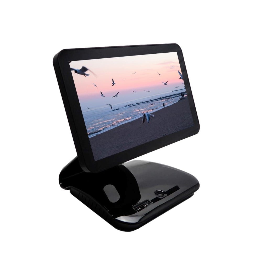 POS-моноблок 15" K10 (Q10) (J1900/4Gb/64SSD) безвентиляторный, белый